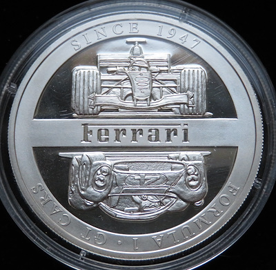 UNC / PROOF / Ferrari set : Congo 10 francs 2004 + 20 francs 2004