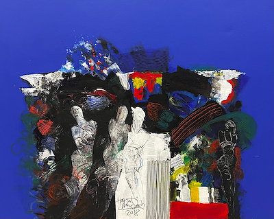 Hayati Misman imzalı tablo — Yağlı Boya, 75×95 cm, 95.000 TL müzayede satışı