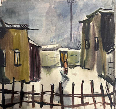 Victor Vasilyevich Ponomarev imzalı tablo — Karışık Teknik, 42×46 cm, 1.000 TL müzayede satışı