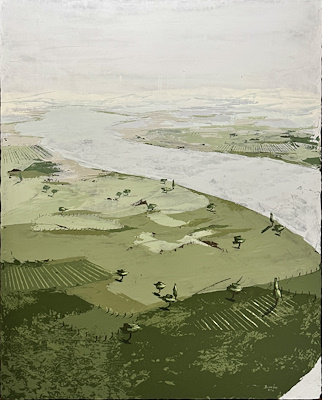 Berna İnan imzalı tablo — Yağlı Boya, 100×80 cm, 35.000 TL müzayede satışı