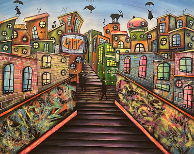 Halil Uzay imzalı tablo — Akrilik Boya, 75×95 cm, 15.000 TL müzayede satışı
