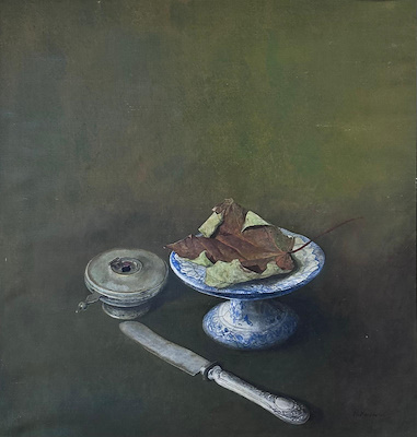 Hikmet Karabulut imzalı tablo — Yağlı Boya, 65×60 cm, 17.500 TL müzayede satışı