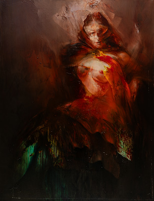 Serdar Leblebici imzalı tablo — Yağlı Boya, 130×100 cm, 110.000 TL müzayede satışı