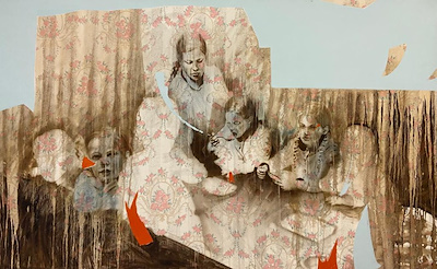 Gülveli Kaya imzalı tablo — Yağlı Boya, 130×210 cm, 25.000 TL müzayede satışı