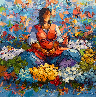Saim Dursun imzalı tablo — Yağlı Boya, 50×50 cm, 250.000 TL müzayede satışı