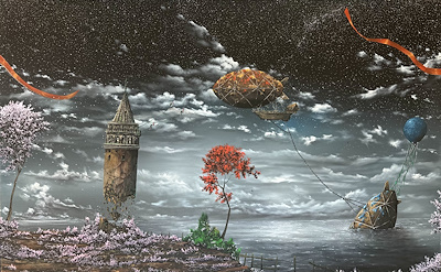 Serdar Akkılıç imzalı tablo — Yağlı Boya, 100×160 cm, 140.000 TL müzayede satışı