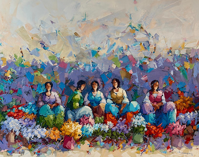Saim Dursun imzalı tablo — Yağlı Boya, 80×100 cm, 400.000 TL müzayede satışı