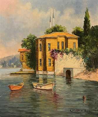Ahmet Muhterem Oma imzalı tablo — Yağlı Boya, 60×50 cm, 14.500 TL müzayede satışı