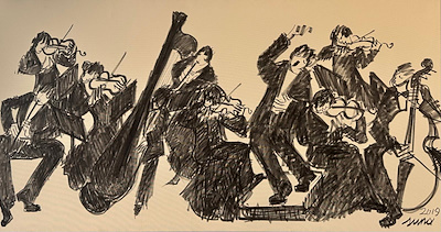 Suna Özkalan imzalı tablo — Yağlı Boya, 150×80 cm, 30.000 TL müzayede satışı