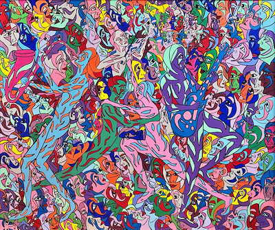Veysi Tapancı imzalı tablo — Akrilik Boya, 90×110 cm, 10.000 TL müzayede satışı