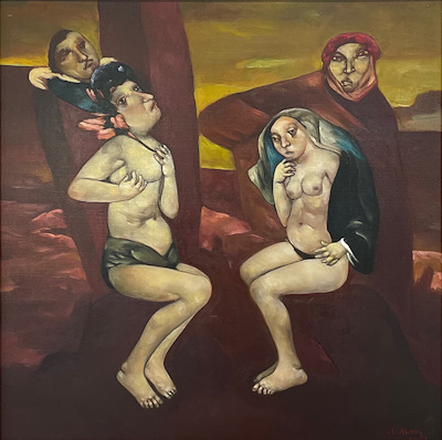 Alaettin Aksoy imzalı tablo — Yağlı Boya, 50×50 cm, 130.000 TL müzayede satışı