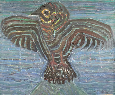 Yusuf Katipoğlu imzalı tablo — Yağlı Boya, 37×46 cm, 5.500 TL müzayede satışı