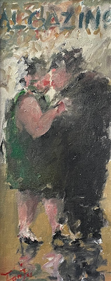 Tanju Özışık imzalı tablo — Akrilik Boya, 30×13 cm, 550 TL müzayede satışı