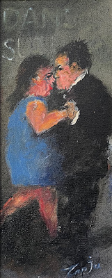 Tanju Özışık imzalı tablo — Akrilik Boya, 30×13 cm, 600 TL müzayede satışı