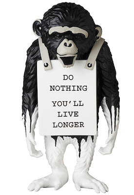 Banksy Brandalism Monkey Sign-