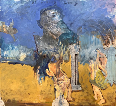 Ali Kotan imzalı tablo — Yağlı Boya, 200×220 cm, 22.500 TL müzayede satışı