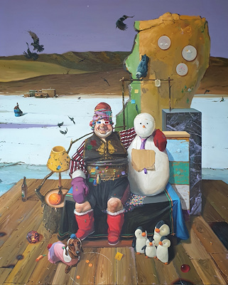 Alpay Aksayar imzalı tablo — Yağlı Boya, 160×130 cm, 65.000 TL müzayede satışı