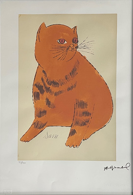 Andy Warhol imzalı tablo — Baskı, 37.5×56 cm, 1.450 TL müzayede satışı