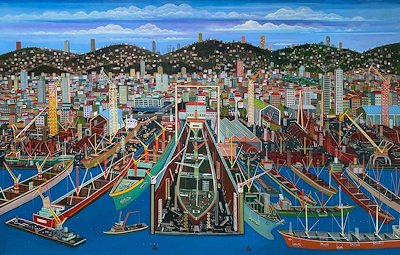 Bayram Gümüş imzalı tablo — Yağlı Boya, 140×220 cm, 230.000 TL müzayede satışı
