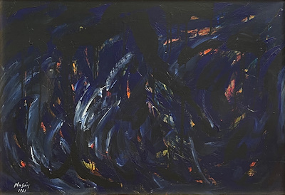 Mübin Orhon imzalı tablo — Yağlı Boya, 50×72 cm, 500.000 TL müzayede satışı
