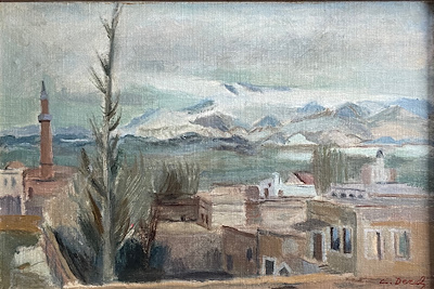 Cevat Dereli imzalı tablo — Yağlı Boya, 32×45 cm, 110.000 TL müzayede satışı