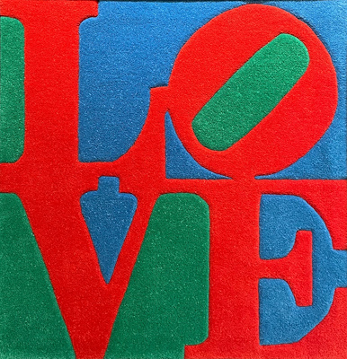 Robert Indiana imzalı tablo — 75×75 cm, 9.000 TL müzayede satışı