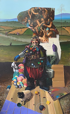 Alpay Aksayar imzalı tablo — Akrilik Boya, 150×100 cm, 80.000 TL müzayede satışı