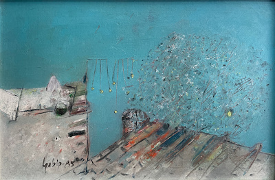 Habip Aydoğdu imzalı tablo — Yağlı Boya, 32×46 cm, 9.000 TL müzayede satışı