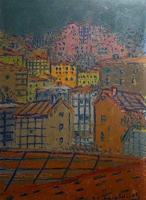 İhsan Cemal Karaburçak imzalı tablo — Yağlı Boya, 33×25 cm, 160.000 TL müzayede satışı