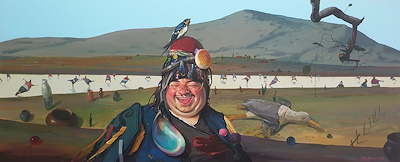 Alpay Aksayar imzalı tablo — Yağlı Boya, 50×120 cm, 120.000 TL müzayede satışı