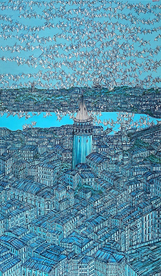 Devrim Erbil imzalı tablo — Yağlı Boya, 190×120 cm, 1.300.000 TL müzayede satışı