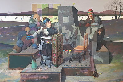 Alpay Aksayar imzalı tablo — Yağlı Boya, 100×150 cm, 160.000 TL müzayede satışı