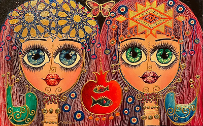 Nurten Balaban imzalı tablo — Yağlı Boya, 50×80 cm, 8.500 TL müzayede satışı
