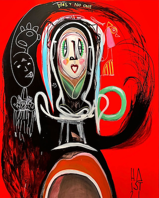 Haluk Akakçe imzalı tablo — Akrilik Boya, 180×140 cm, 790.000 TL müzayede satışı