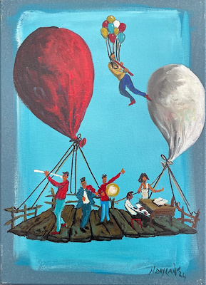 Nadir Baylan imzalı tablo — Yağlı Boya, 35×25 cm, 15.000 TL müzayede satışı