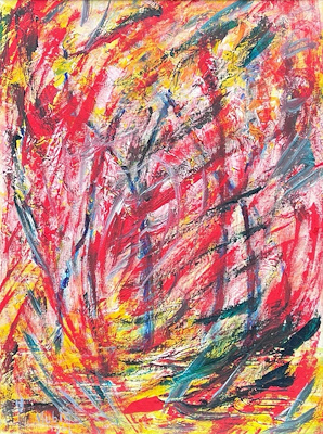Mübin Orhon imzalı tablo — Akrilik Boya, 51×41 cm, 580.000 TL müzayede satışı
