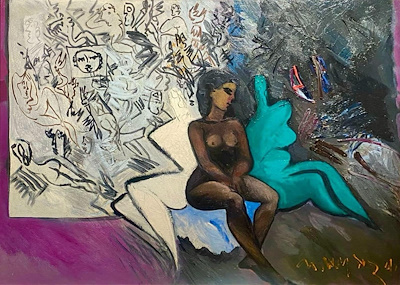 Mustafa Ayaz imzalı tablo — Yağlı Boya, 70×90 cm, 400.000 TL müzayede satışı
