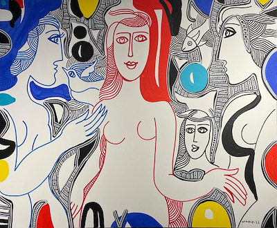 Ali Atmaca imzalı tablo — Yağlı Boya, 80×100 cm, 120.000 TL müzayede satışı
