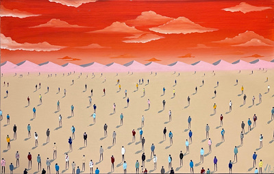 Muhammed Özgül imzalı tablo — Akrilik Boya, 60×100 cm, 12.500 TL müzayede satışı
