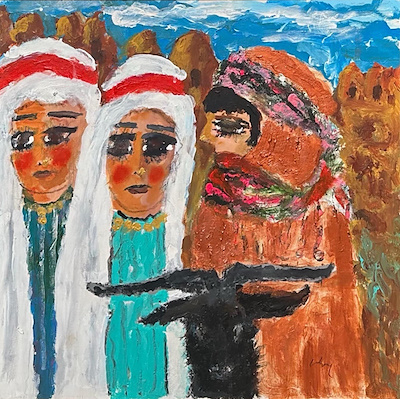 Fikret Otyam imzalı tablo — Akrilik Boya, 65×65 cm, 360.000 TL müzayede satışı