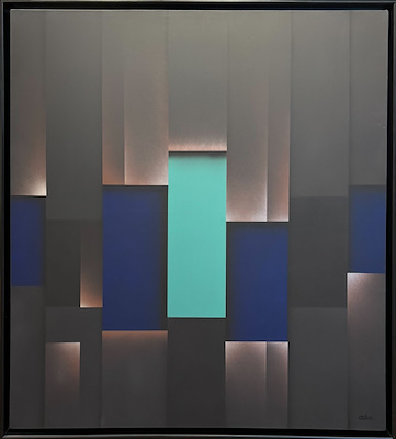 Abdurrahman Öztoprak imzalı tablo — Yağlı Boya, 120×120 cm, 310.000 TL müzayede satışı