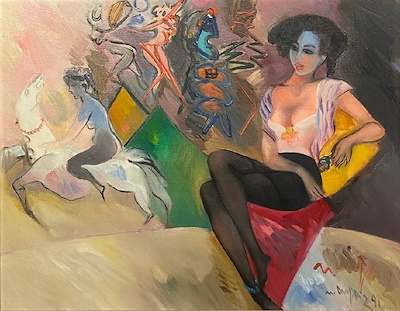 Mustafa Ayaz imzalı tablo — Yağlı Boya, 55×70 cm, 275.000 TL müzayede satışı