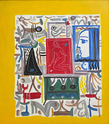 Ali Atmaca imzalı tablo — Yağlı Boya, 100×80 cm, 90.000 TL müzayede satışı