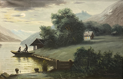 Haydar Besim Aydar imzalı tablo — Yağlı Boya, 50×75 cm, 8.500 TL müzayede satışı