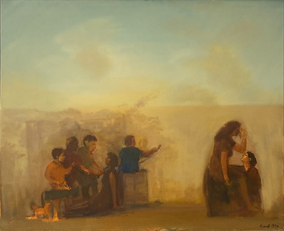Komet imzalı tablo — Yağlı Boya, 60×73 cm, 1.125.000 TL müzayede satışı