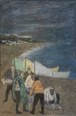 Mustafa Esirkuş imzalı tablo — Yağlı Boya, 60×40 cm, 420.000 TL müzayede satışı