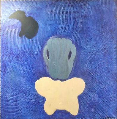 Ömer Uluç imzalı tablo — Akrilik Boya, 135×135 cm, 1.910.000 TL müzayede satışı