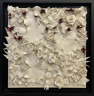 Dila Naz Akgün imzalı tablo — Karışık Teknik, 50×50 cm, 32.500 TL müzayede satışı