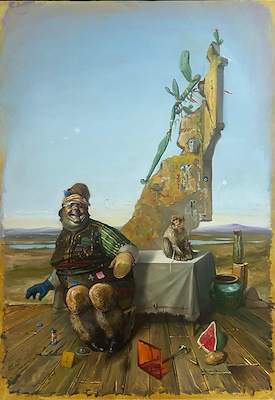 Alpay Aksayar imzalı tablo — Yağlı Boya, 100×70 cm, 160.000 TL müzayede satışı