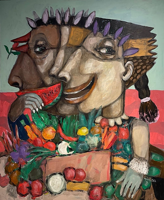 Ayhan Taşkıran imzalı tablo — Yağlı Boya, 150×125 cm, 370.000 TL müzayede satışı